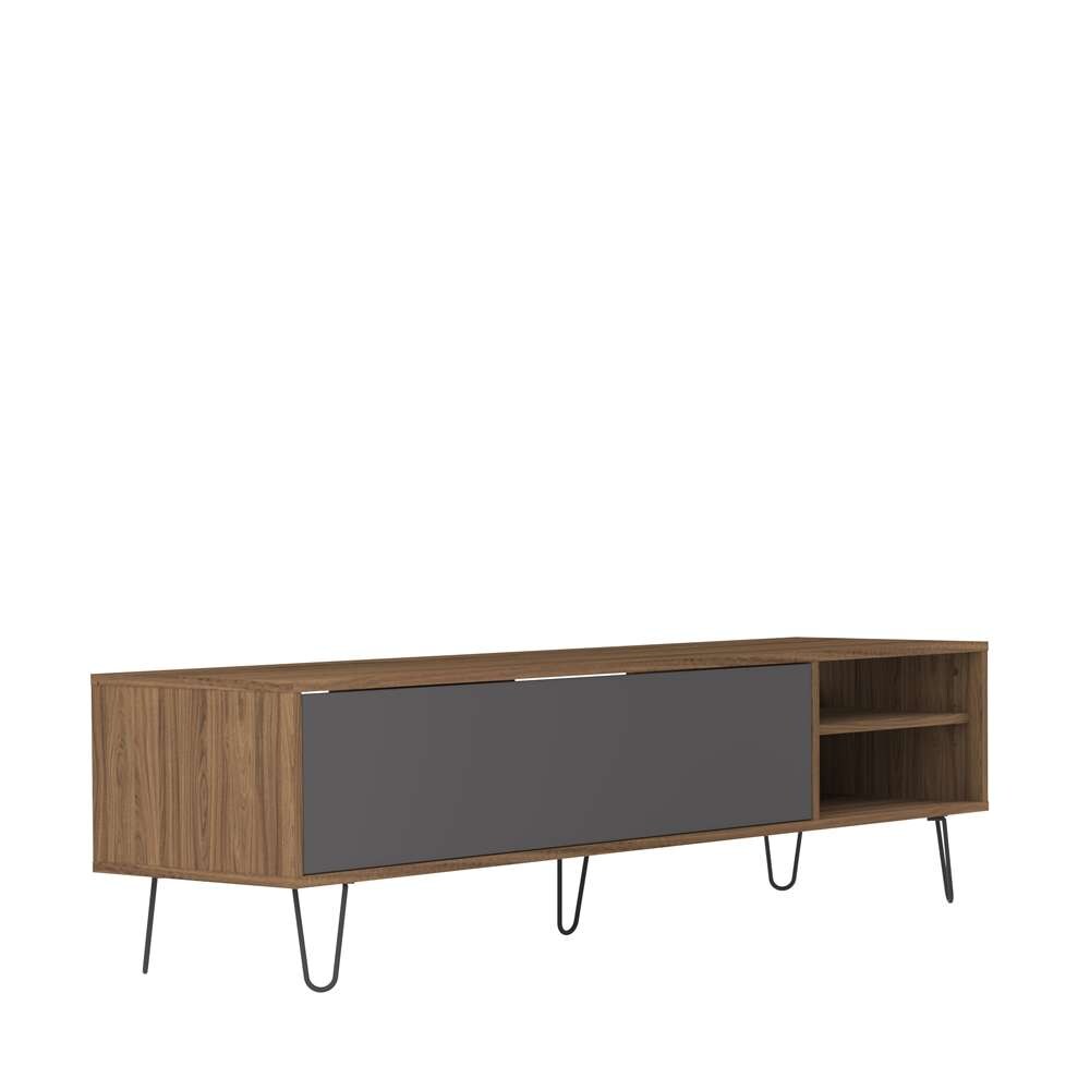 TEMAHOME - Aero TV Stand in Walnut Color / Grey - E3370A0942A01 veiw 2