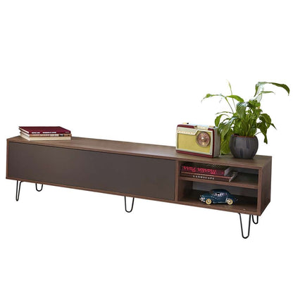 TEMAHOME - Aero TV Stand in Walnut Color / Grey - E3370A0942A01 veiw 4