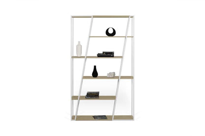 TEMAHOME - Albi Bookshelf in Light Oak and White Steel - 9500322334 veiw 2