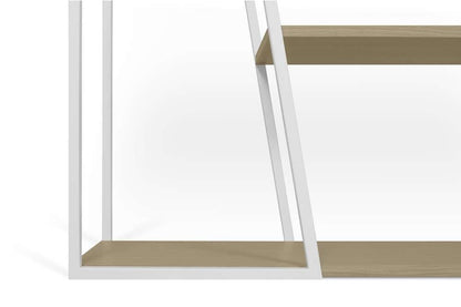 TEMAHOME - Albi Bookshelf in Light Oak and White Steel - 9500322334 veiw 3