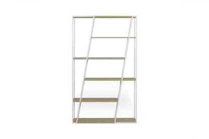 TEMAHOME - Albi Bookshelf in Light Oak and White Steel - 9500322334 veiw 4