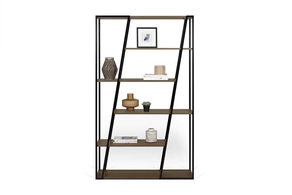 TEMAHOME - Albi Bookshelf in Walnut and Black Steel - 9500322426 veiw 2
