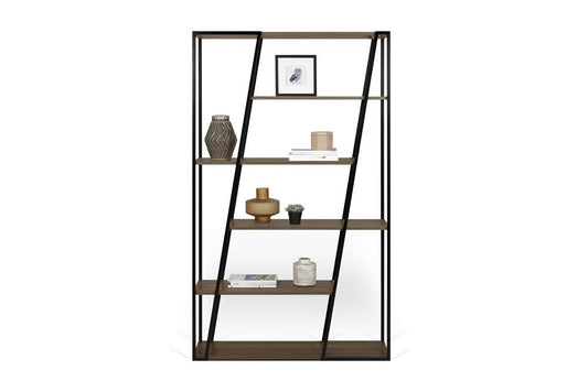 TEMAHOME - Albi Bookshelf in Walnut and Black Steel - 9500322426 veiw 2