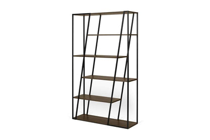 TEMAHOME - Albi Bookshelf in Walnut and Black Steel - 9500322426 veiw 5