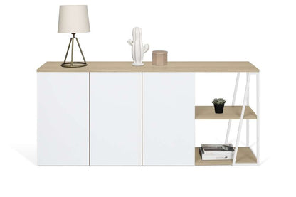 TEMAHOME - Albi Sideboard in Light Oak and White Steel - 9500405679 veiw 2