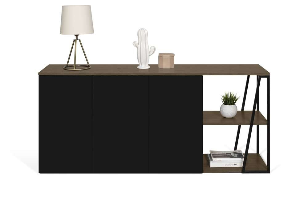 TEMAHOME - Albi Sideboard in Walnut and Black Steel - 9500405631 veiw 2