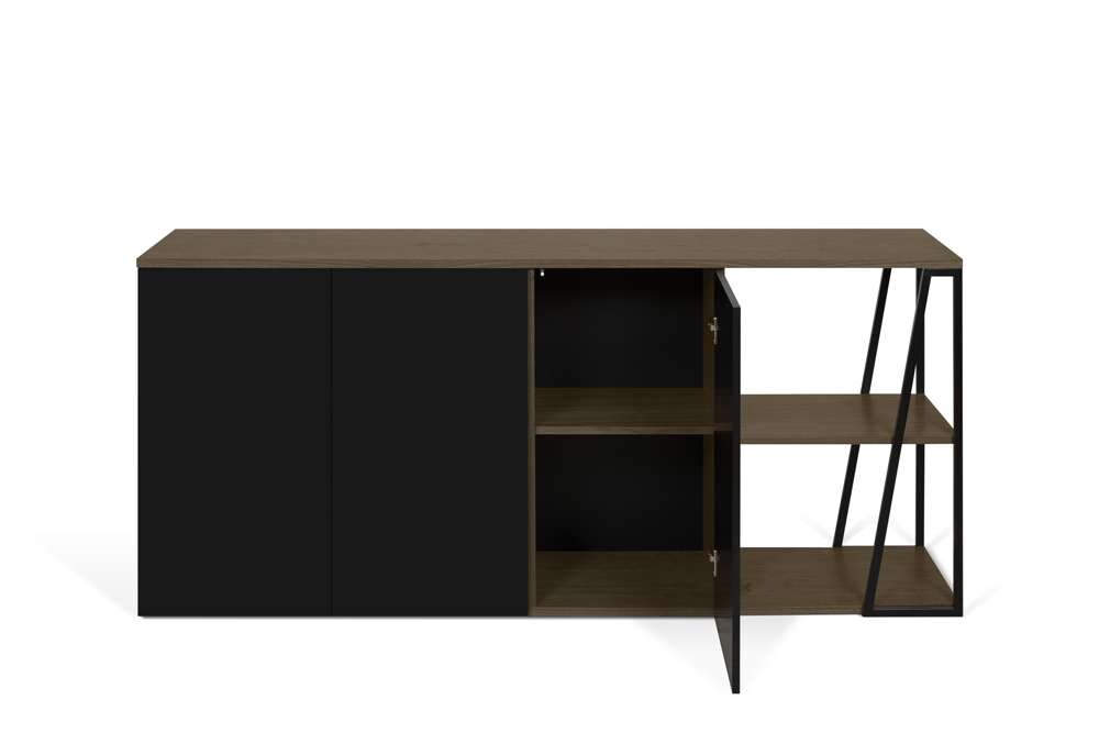 TEMAHOME - Albi Sideboard in Walnut and Black Steel - 9500405631 veiw 3