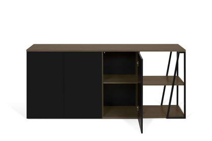 TEMAHOME - Albi Sideboard in Walnut and Black Steel - 9500405631 veiw 3