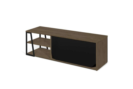 TEMAHOME - Albi TV Table in Walnut and Black Steel - 9500639791 veiw 1