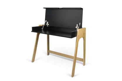 TEMAHOME - Aura Desk in Oak / Pure Black - 9003053252 veiw 3