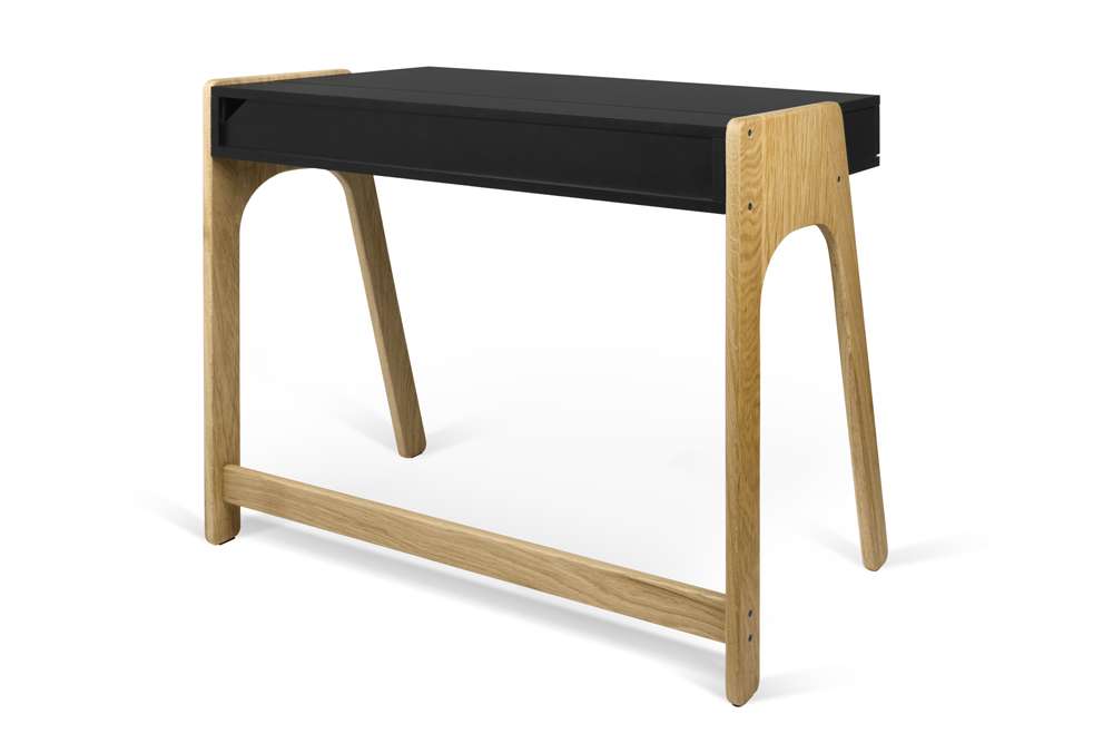 TEMAHOME - Aura Desk in Oak / Pure Black - 9003053252 veiw 5