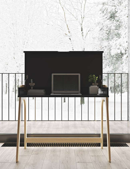 TEMAHOME - Aura Desk in Oak / Pure Black - 9003053252 veiw 7