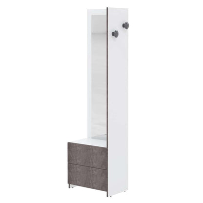 TEMAHOME - Bastia Hallway Unit in White / Concrete Look - E4040A8598A01 veiw 2