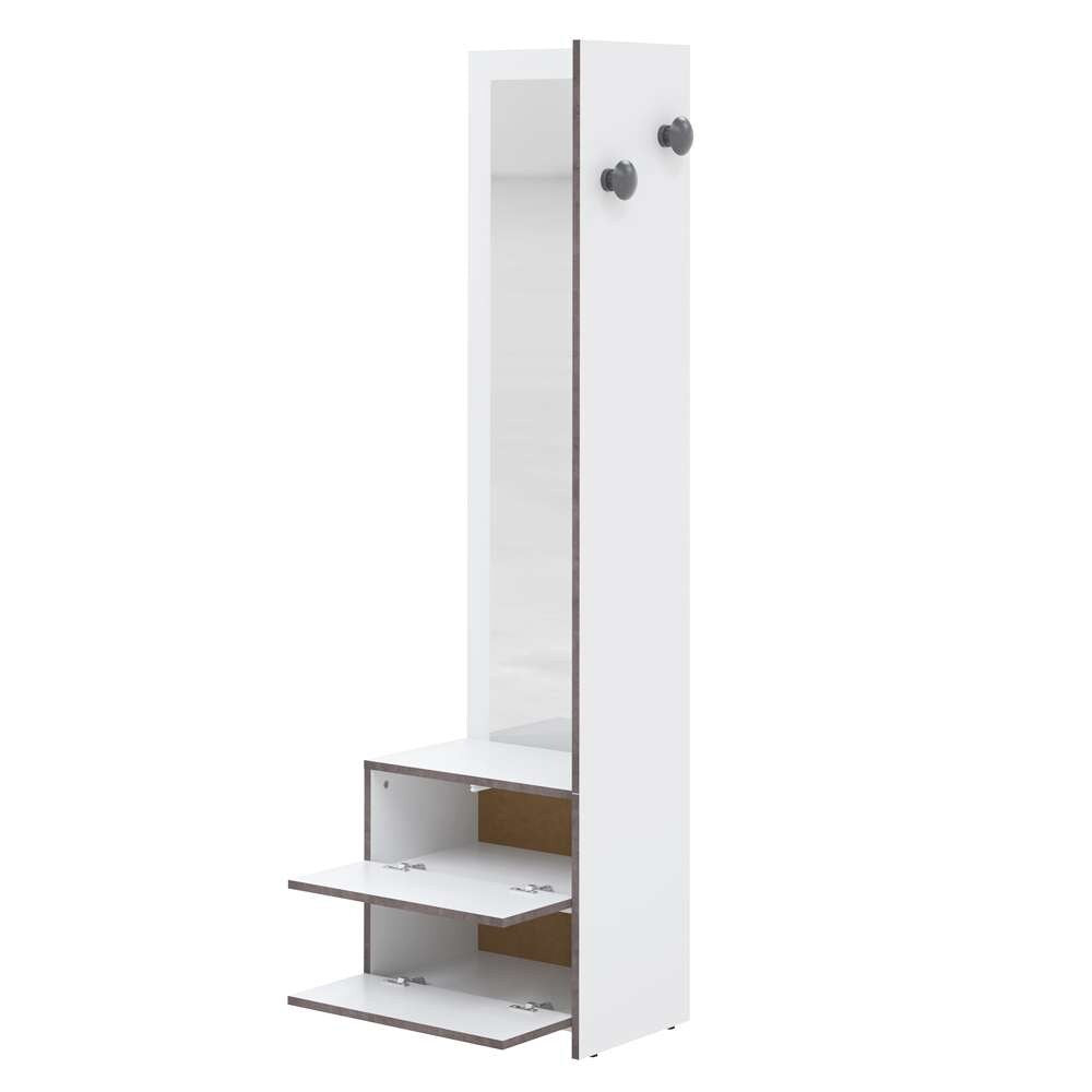 TEMAHOME - Bastia Hallway Unit in White / Concrete Look - E4040A8598A01 veiw 3