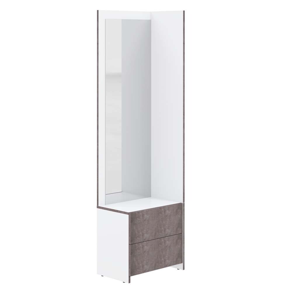 TEMAHOME - Bastia Hallway Unit in White / Concrete Look - E4040A8598A01 veiw 4