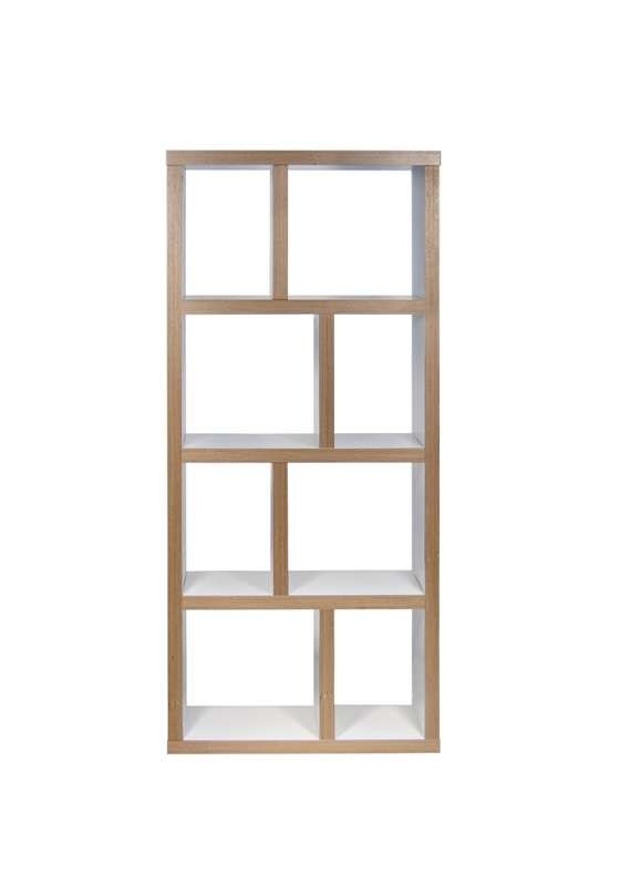 TEMAHOME - Berlin 4 Levels Bookcase 70 Cm in Pure White / Plywood - 9500318108 veiw 1