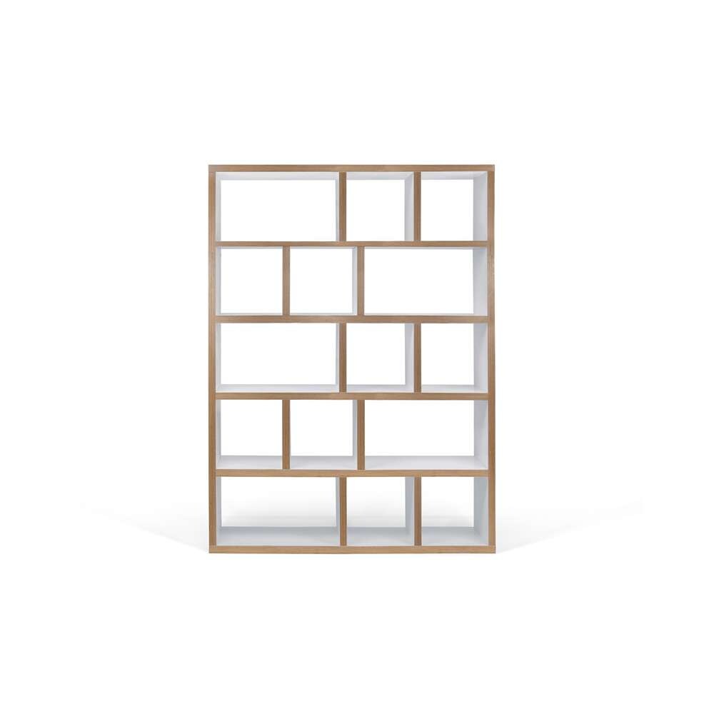 TEMAHOME - Berlin 5 Levels Bookcase 150 Cm in Pure White / Plywood - 9500318115 veiw 1
