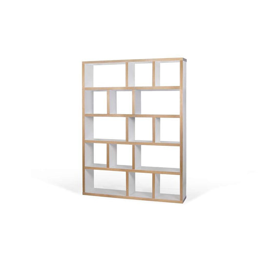 TEMAHOME - Berlin 5 Levels Bookcase 150 Cm in Pure White / Plywood - 9500318115 veiw 2