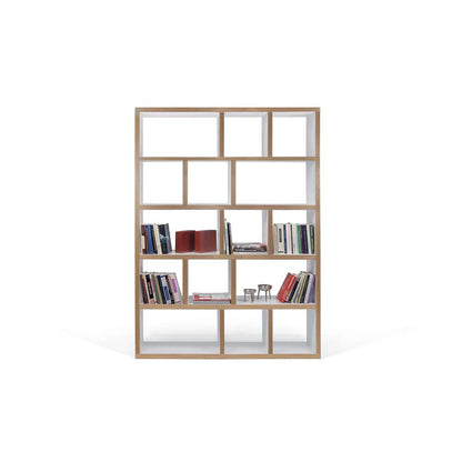 TEMAHOME - Berlin 5 Levels Bookcase 150 Cm in Pure White / Plywood - 9500318115 veiw 3