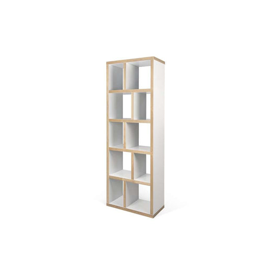 TEMAHOME - Berlin 5 Levels Bookcase 70 Cm in Pure White / Plywood - 9500320217 veiw 2