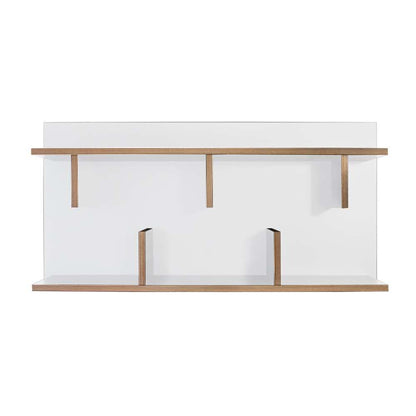 TEMAHOME - Bern 90 Wall Shelf in Pure White / Plywood - 9000318078 veiw 1