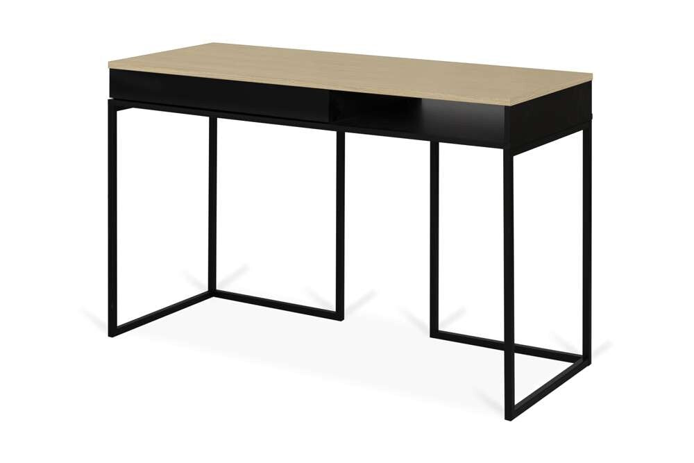 TEMAHOME - City Desk in Light Oak / Pure Black - 9500053955 veiw 4