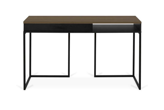 TEMAHOME - City Desk in Walnut / Pure Black - 9500053856 veiw 1
