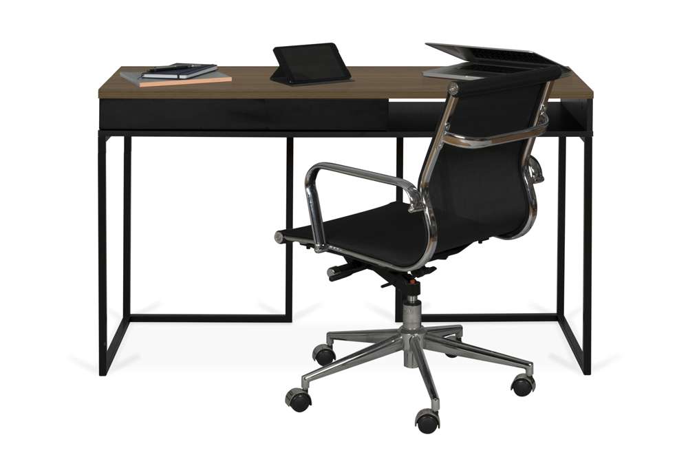 TEMAHOME - City Desk in Walnut / Pure Black - 9500053856 veiw 3