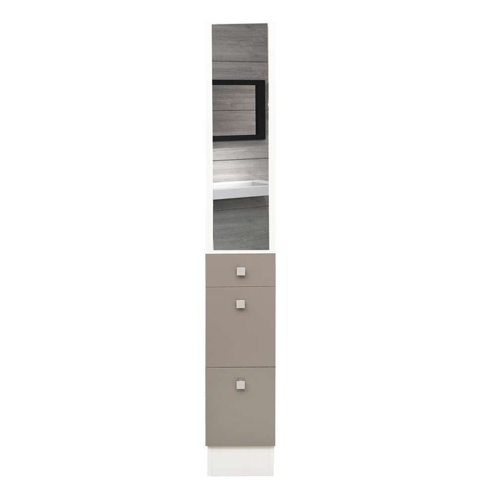 TEMAHOME - Combi Dividing Element For Bathroom in White / Taupe - E6010A2191A17 veiw 4