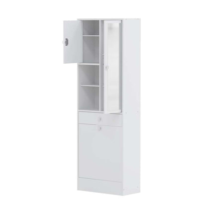 TEMAHOME - Combi Tall Laundry Cabinet in White - E6083A2121A17 veiw 2