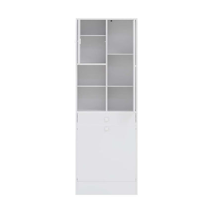 TEMAHOME - Combi Tall Laundry Cabinet in White - E6083A2121A17 veiw 3