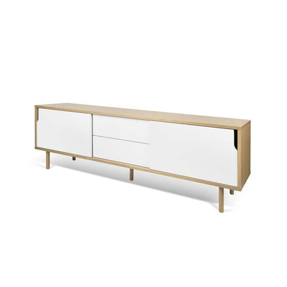 TEMAHOME - Dann Sideboard 201 with Wood Legs in Oak / Pure White - 9500400933 veiw 3