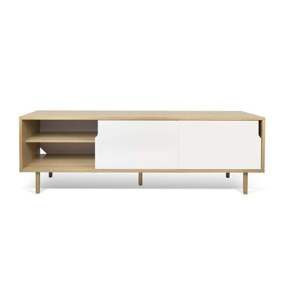 TEMAHOME - Dann Sideboard 201 with Wood Legs in Oak / Pure White - 9500400933 veiw 4
