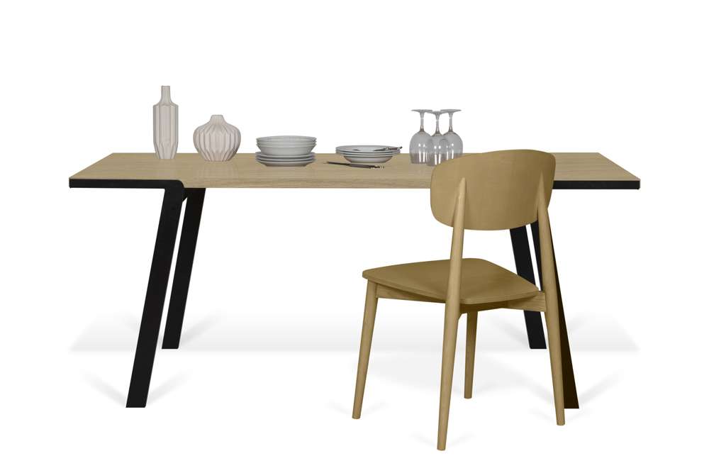 TEMAHOME - Drift Dining Table in Oak / Black - 9500614088 veiw 2