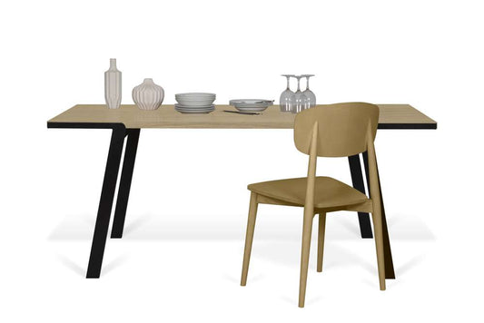TEMAHOME - Drift Dining Table in Oak / Black - 9500614088 veiw 2