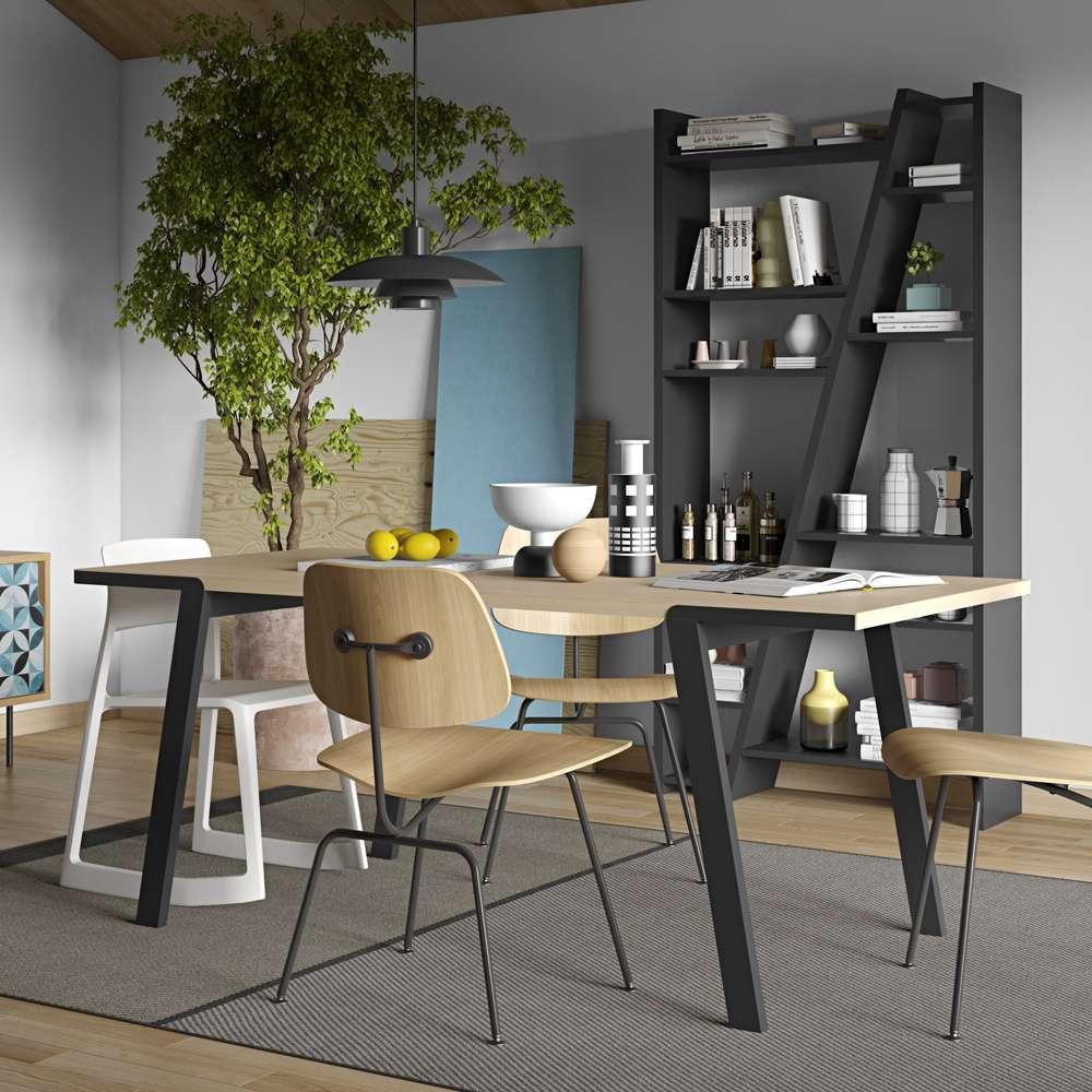 TEMAHOME - Drift Dining Table in Oak / Black - 9500614088 veiw 6