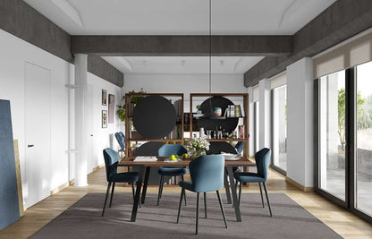 TEMAHOME - Drift Dining Table in Walnut / Black - 9500614118 veiw 7