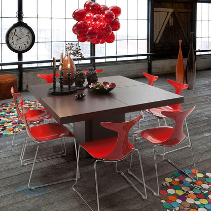 TEMAHOME - Dusk 51in Dining Table in Chocolate - 9500620904 veiw 2
