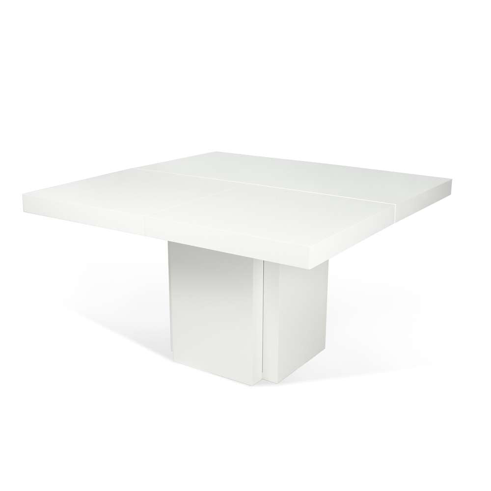 TEMAHOME - Dusk 51in Dining Table in High Gloss White - 9500612602 veiw 3