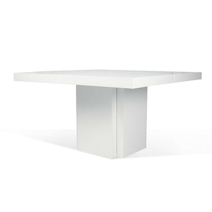 TEMAHOME - Dusk 51in Dining Table in High Gloss White - 9500612602 veiw 5