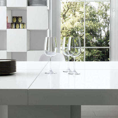 TEMAHOME - Dusk 51in Dining Table in High Gloss White - 9500612602 veiw 7