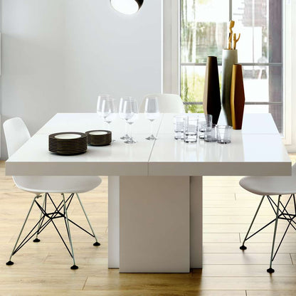 TEMAHOME - Dusk 59in Dining Table in High Gloss White - 9500612619 veiw 6