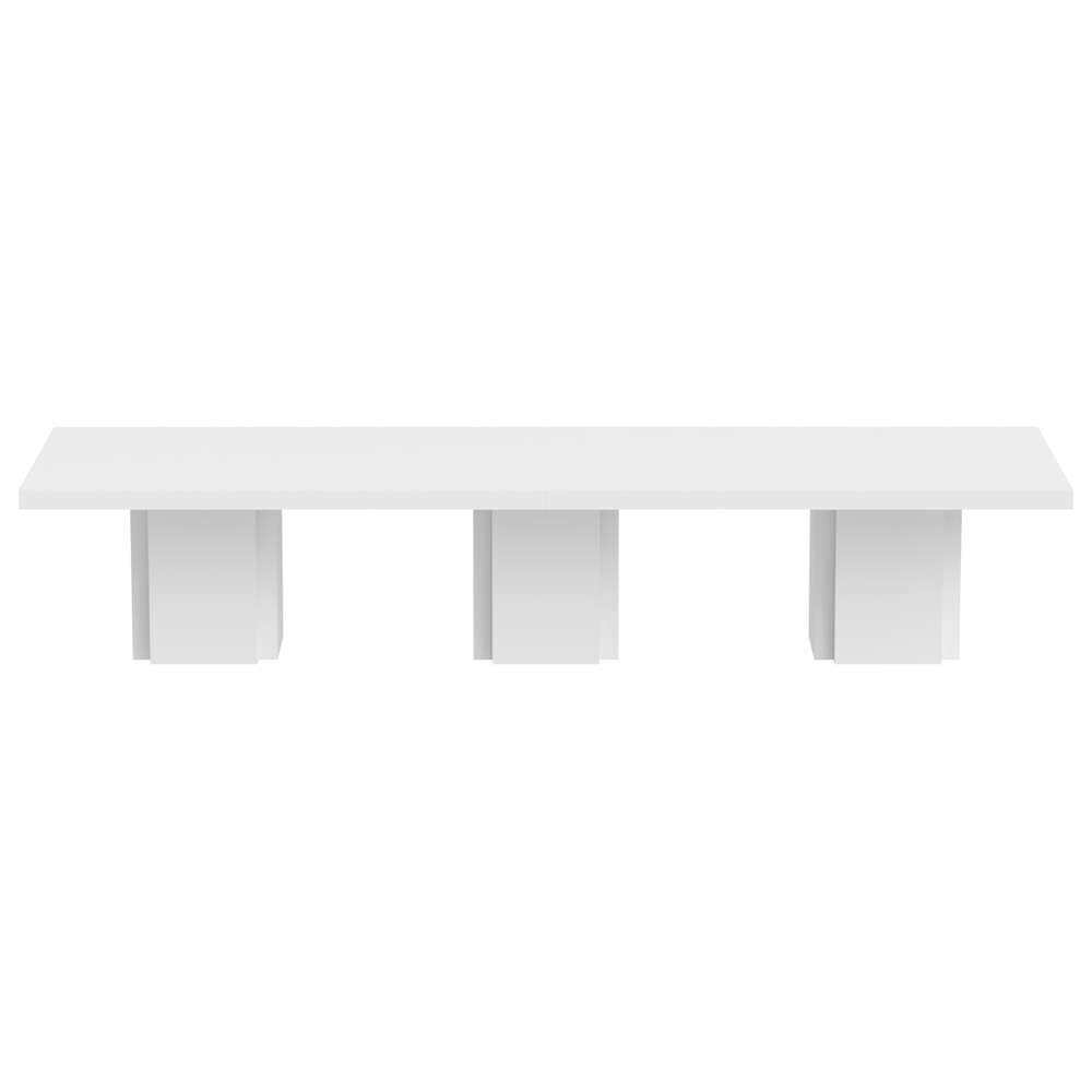 TEMAHOME - Dusk Extra-Long Conference Table in High Gloss White - 9500613197 veiw 1