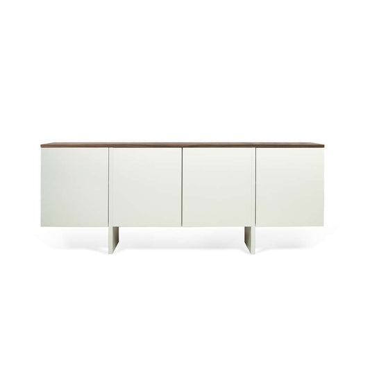 TEMAHOME - Edge Sideboard in Pure White / Walnut - 9500621680 veiw 1