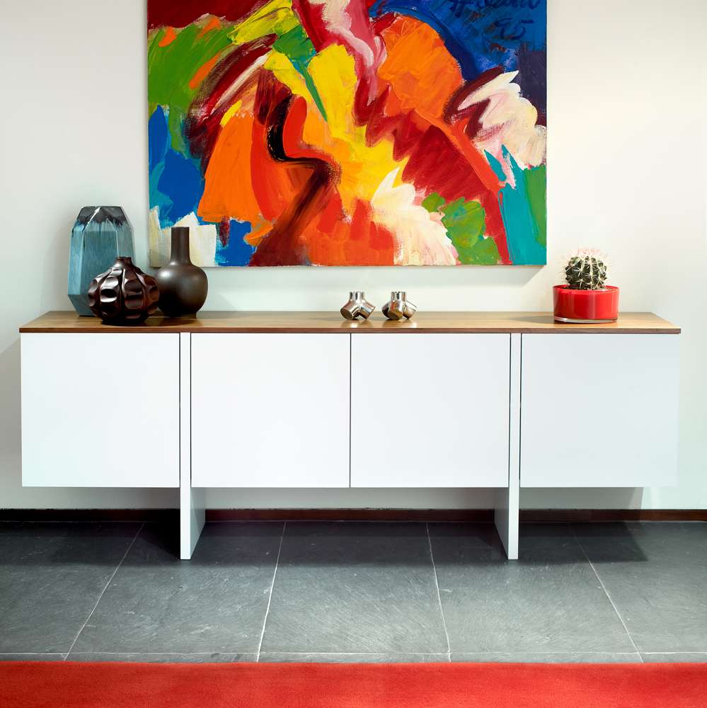 TEMAHOME - Edge Sideboard in Pure White / Walnut - 9500621680 veiw 3