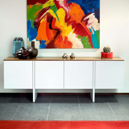 TEMAHOME - Edge Sideboard in Pure White / Walnut - 9500621680 veiw 3