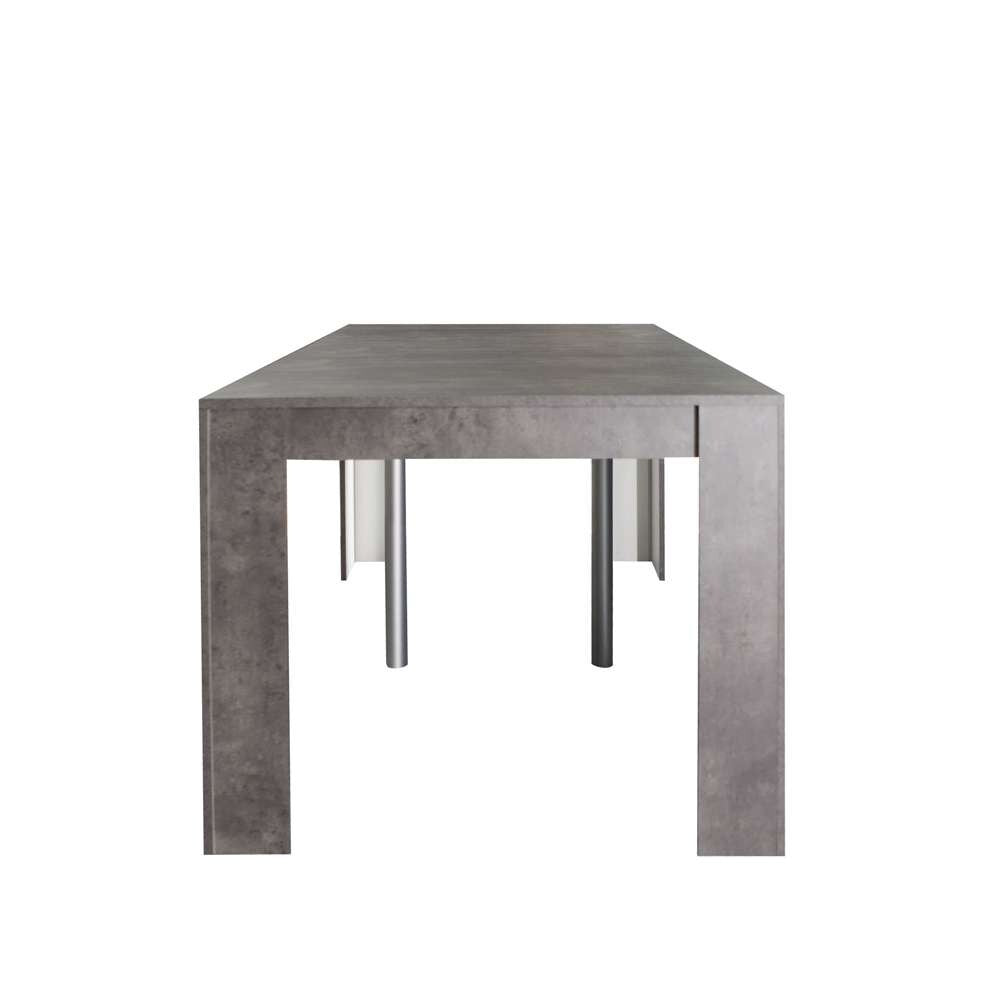TEMAHOME - Elastic Expandable Console Table in Concrete Look - E2070A9800X00 veiw 3
