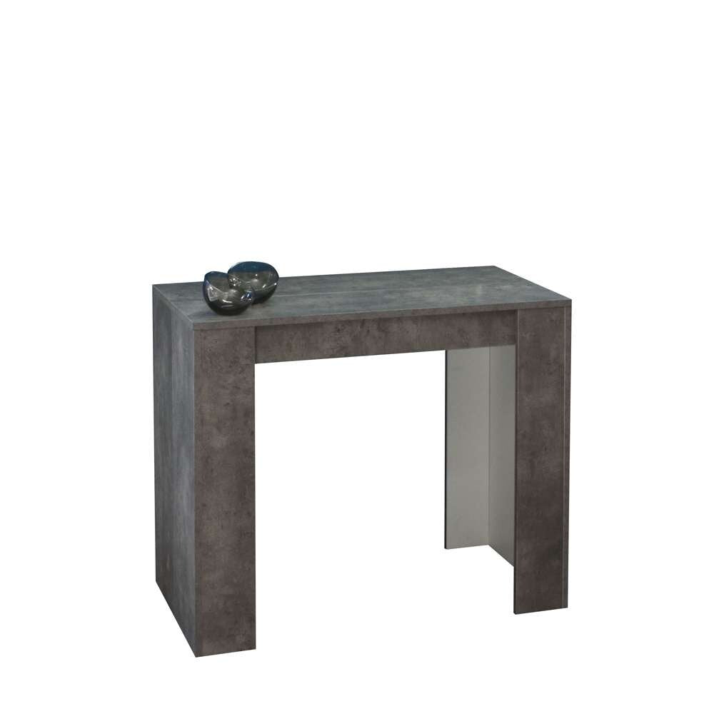 TEMAHOME - Elastic Expandable Console Table in Concrete Look - E2070A9800X00 veiw 4