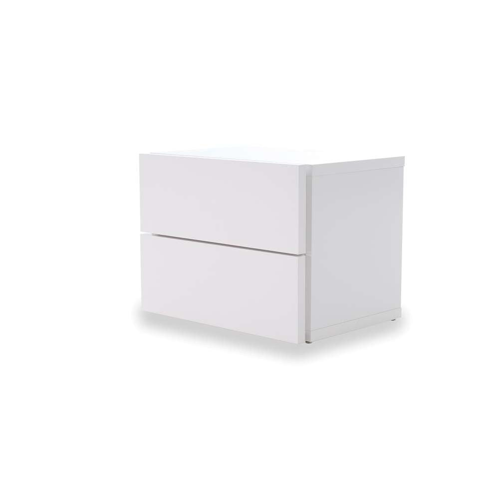 TEMAHOME - Float Night Stand with 2 Drawers in Pure White - 9300758768 veiw 1