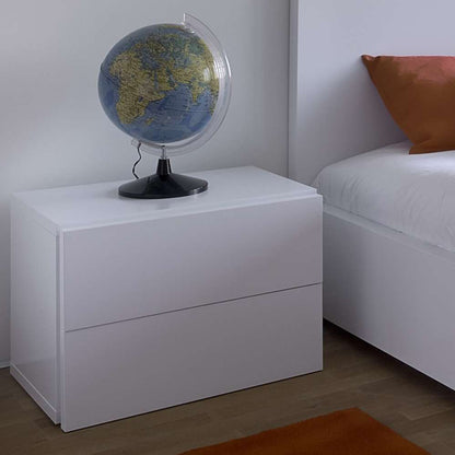 TEMAHOME - Float Night Stand with 2 Drawers in Pure White - 9300758768 veiw 5